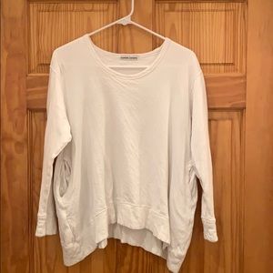 Tsumori Chisato asymmetrical white cotton top
